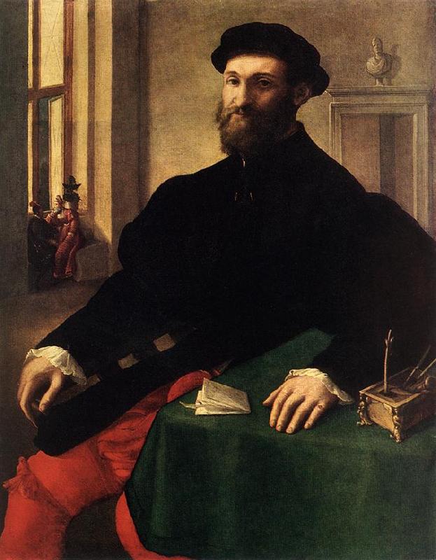 CAMPI, Giulio Portrait of a Man  iey oil painting picture